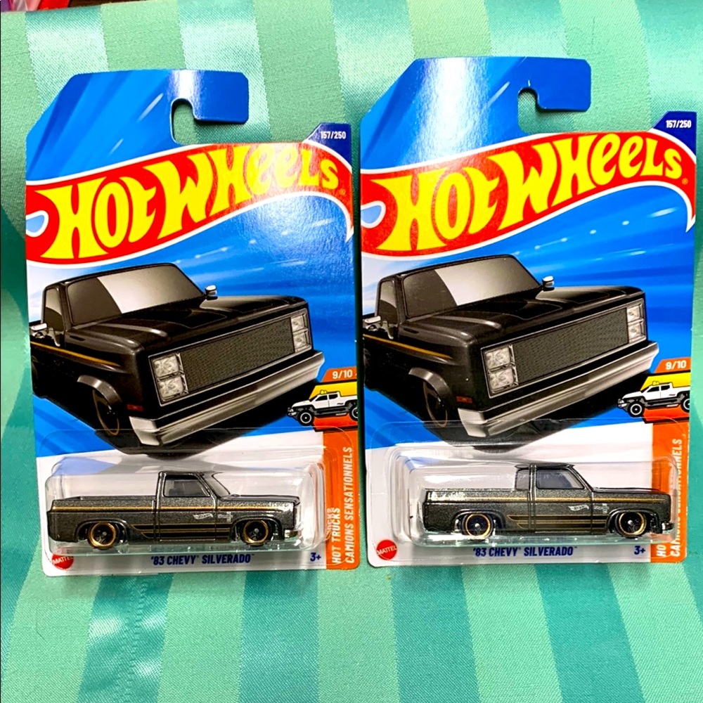 🔥🔥 '83 Chevy Silverado Die-Cast Model Hot Wheels